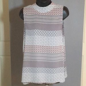 Ikat Print Swing Top